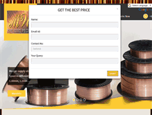 Tablet Screenshot of maheshwariwires.com